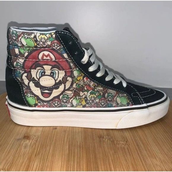 Vans Nintendo X SK8-Hi Reissue Game Over Super Mario Bros Men’s 5 Women’s 6.5 - Picture 1 of 9